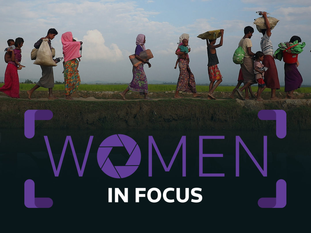 Women in Focus event branding