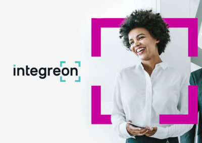 Integreon corporate rebranding campaign