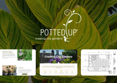 Fresh design and WordPress website for Potted UP