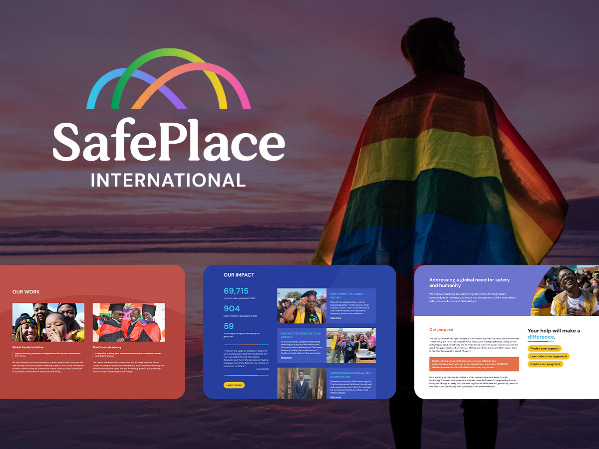 Creating a new website for SafePlace International