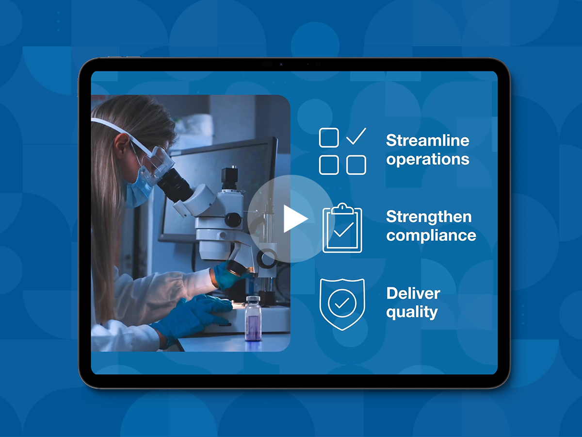 Tradeshow promo video for life sciences